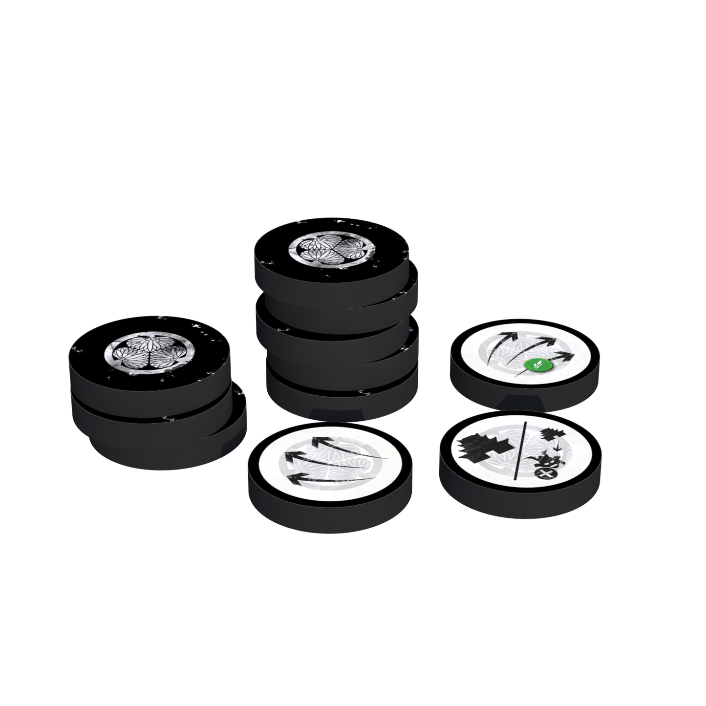 Small Samurai Empires - Tokugawa Deluxe Tokens